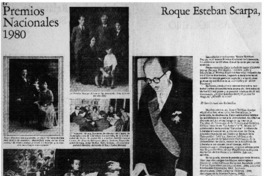 Premios nacionales 1980 Roque Esteban Scarpa.