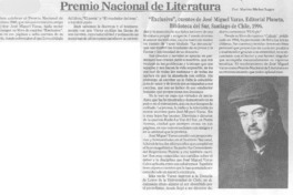 Premio Nacional de Literatura