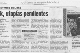 Rock, utopías pendientes  [artículo] Rodolfo Arenas R.