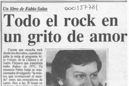 Todo el rock en un grito de amor  [artículo].