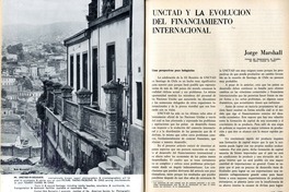 UNCTAD y la evolución del financiamiento internacional  [artículo] Jorge Marshall.