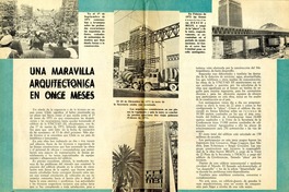 Una maravilla arquitectónica en once meses  [artículo].