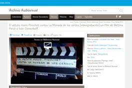 Material restringido en el Archivo Audiovisual