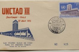 [Sobres para cartas emitidas por el Conferencia UNCTAD III] [estampas].