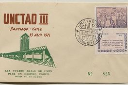 [Sobres para cartas emitidas por el Conferencia UNCTAD III] [estampas].