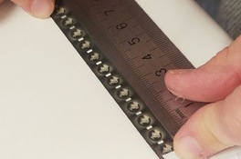 Evaluación del porcentaje de encogimiento de un film.