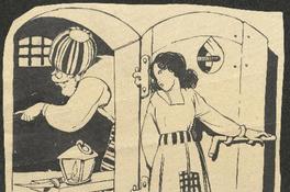 Inicio / Fondos y Colecciones / Archivo de Láminas y Estampas / Tipos / Dibujo / [Dibujos serie El lorito de plata. El Peneca 1452, 1453, 1454, 1455, 1456, 1457] [Dibujo] : Mario Silva Ossa ; seudónimo: Coré.