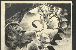 [Dibujo revista El Peneca] [dibujo] : Mario Silva Ossa ; seudónimo: Coré.