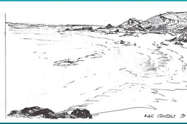 Ilustración "Las cruces", en: Lugares típicos comuna de El Tabo [manuscrito].