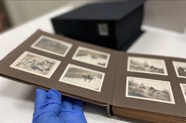 Interior de álbum fotográfico