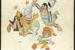 [Dibujo para portada Mampato N°46] [original de arte] : Themo Lobos.