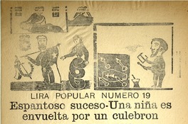 Espantoso suceso: una niña es envuelta por un culebrón