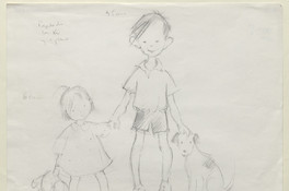 [Bocetos Papelucho] [original de arte] Marta Carrasco.