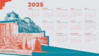 Calendario 2025 - Fondo de pantalla 1