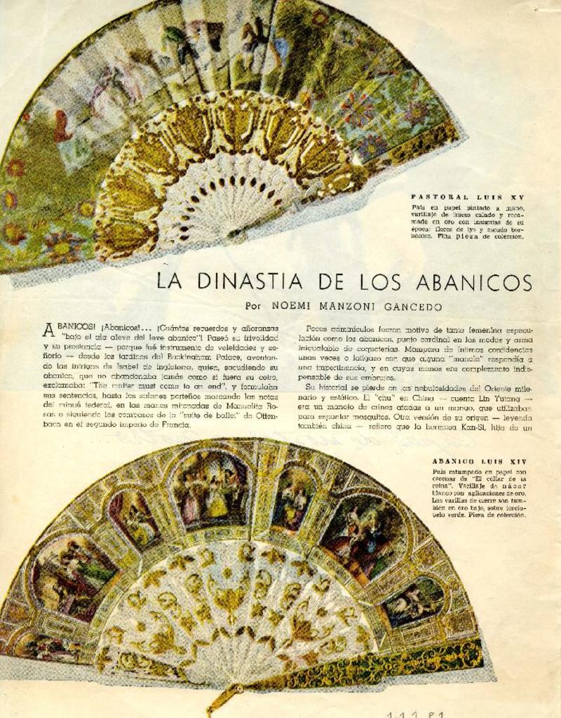 carpeta Abanicos / Archivo Temático Joaquín Edwards Bello