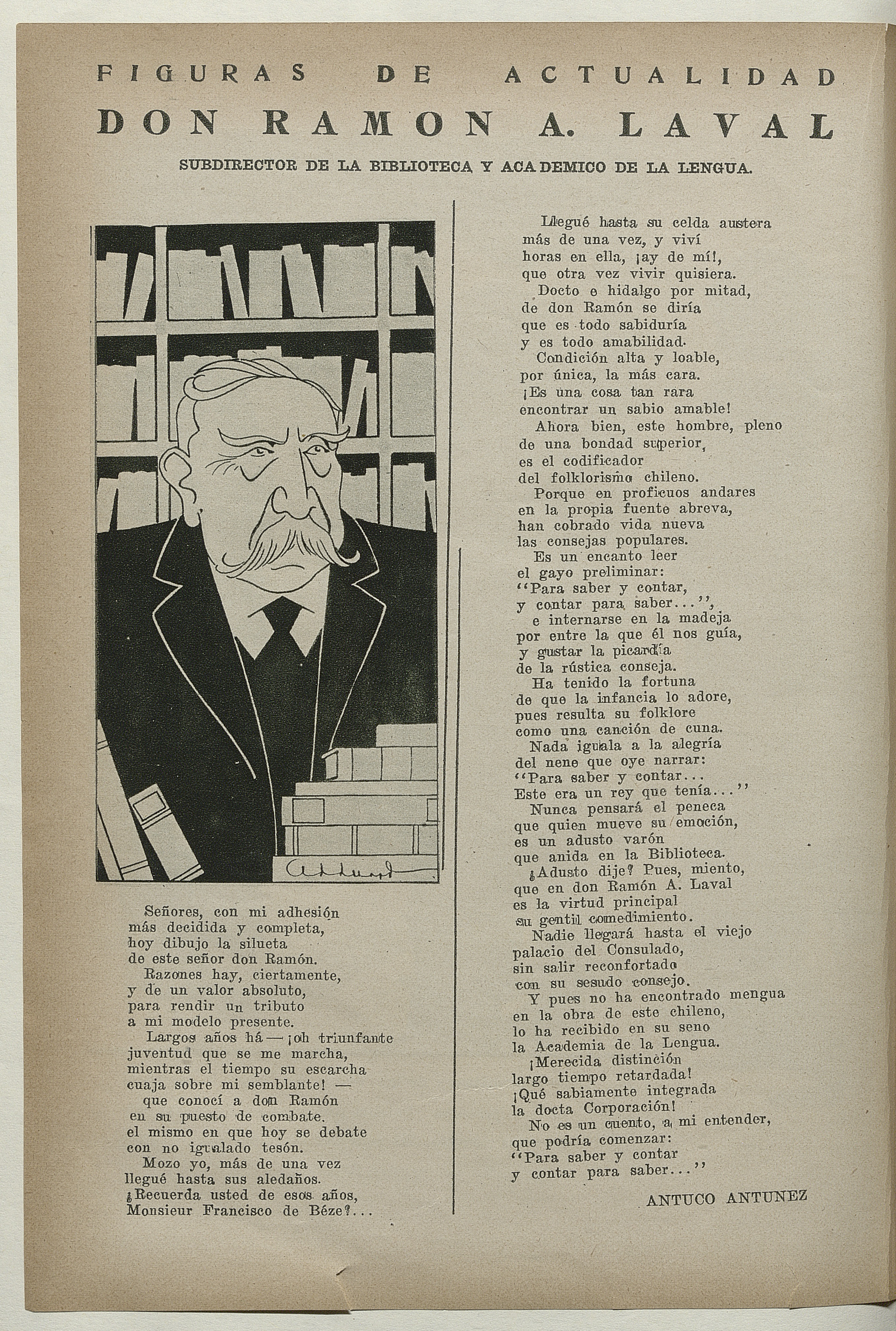 Figuras de actualidad- Don Ramón A. Laval