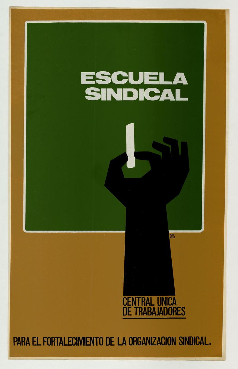 Escuela sindical central única de trabajadores. [estampa] - Oficina Larrea