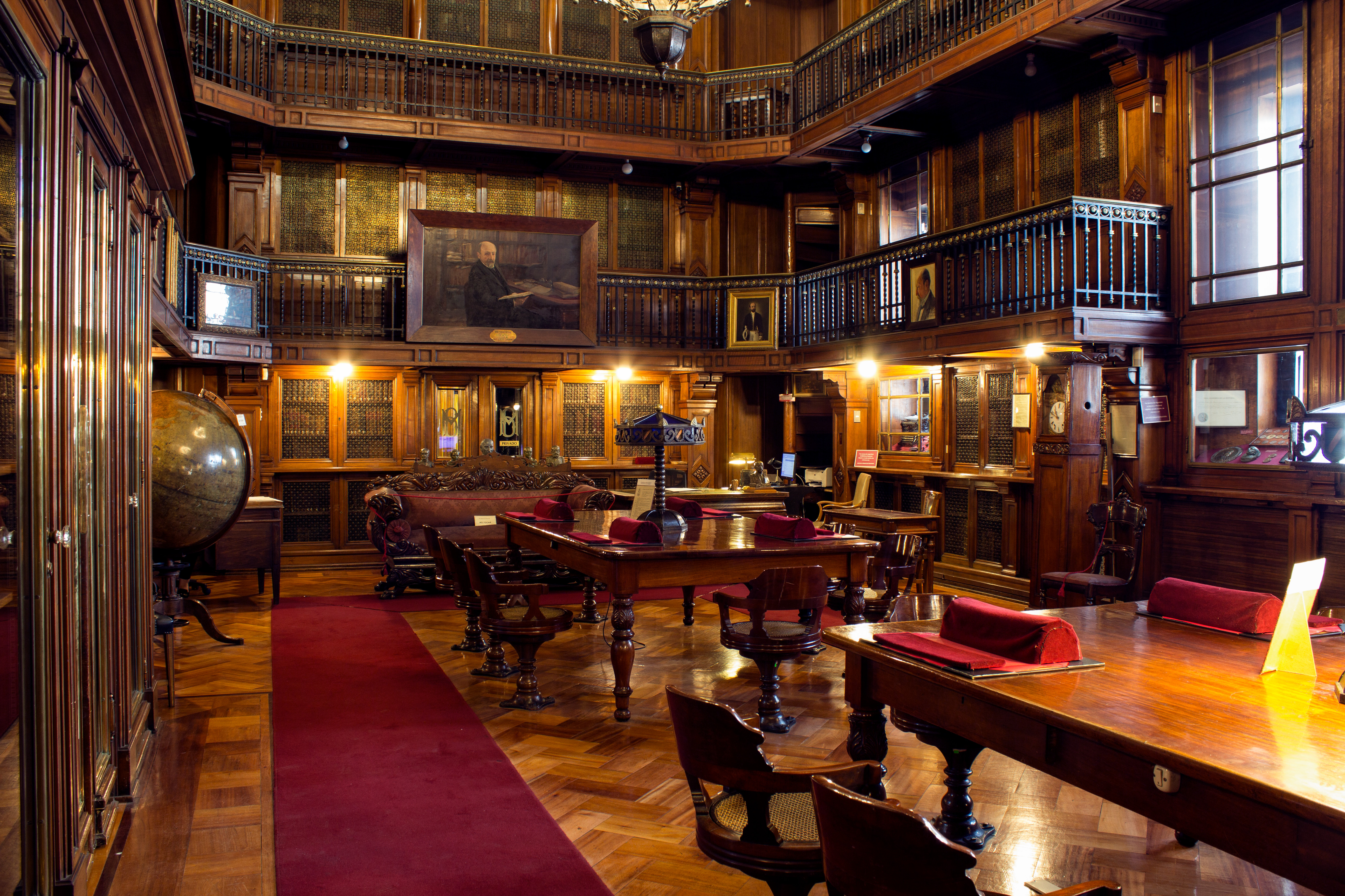 Sala Medina, Biblioteca Nacional de Chile; fotografía Paula Santibáñez Padilla.