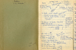 Página de un cuaderno perteneciente a Laura Rodig: Nº 1: 1889-1907