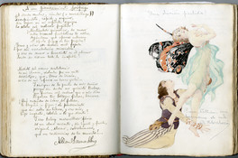 Página de un cuaderno perteneciente a Higinio Espíndola (Allan Samadhy)