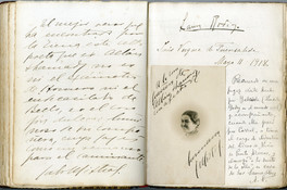 Página de un cuaderno perteneciente a Higinio Espíndola (Allan Samadhy)