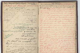 Página de la Libreta de apuntes personales de Augusto D'Halmar