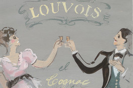 Louvois el cognac de la amistad [original de arte] : Camilo Mori