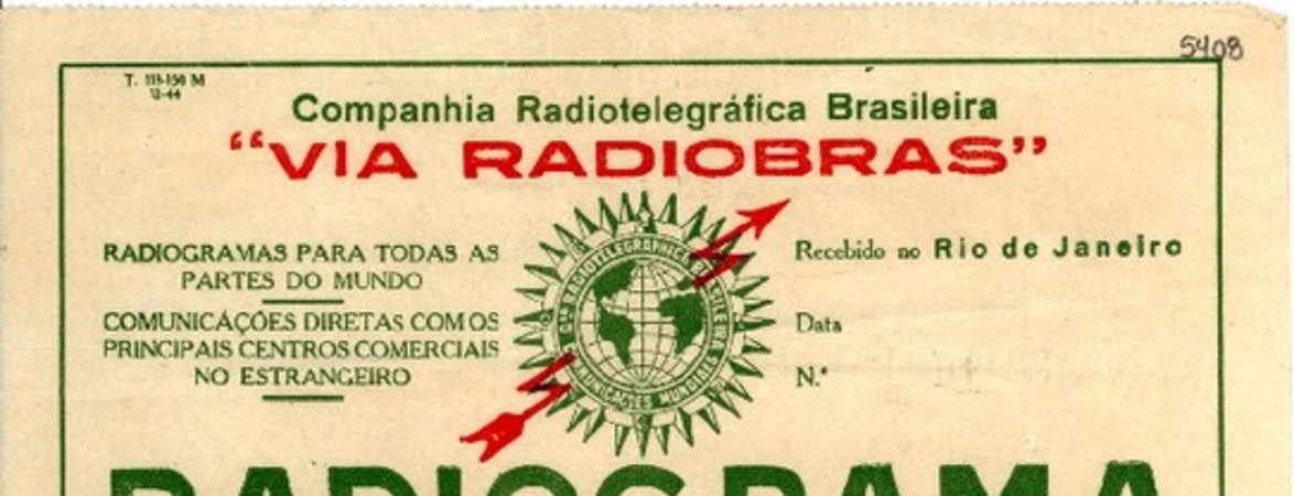 [Telegrama] 1945 nov. 16, Bogotá [a] Gabriela Mistral, Río de Janeiro