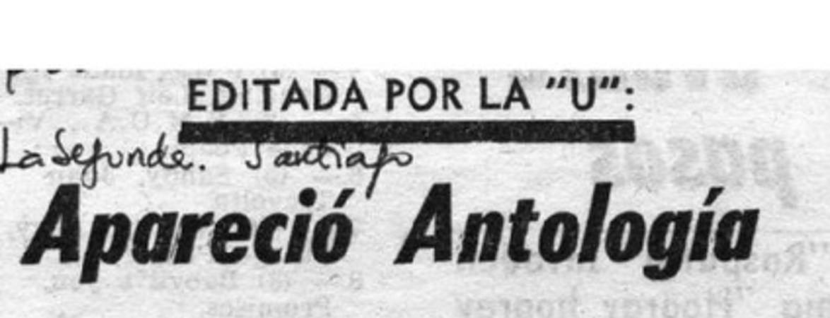 Apareció antología de guitarra chilena Editada por la "U"