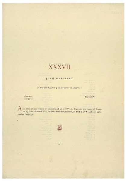 [Carta del Pacífico y de las Costas de América]