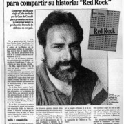 Desde Canadá llegó Ramón Sepúlveda para compartir su historia, "Red Rock"