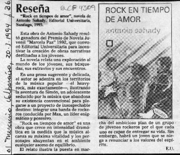 Reseña  [artículo] E. U.