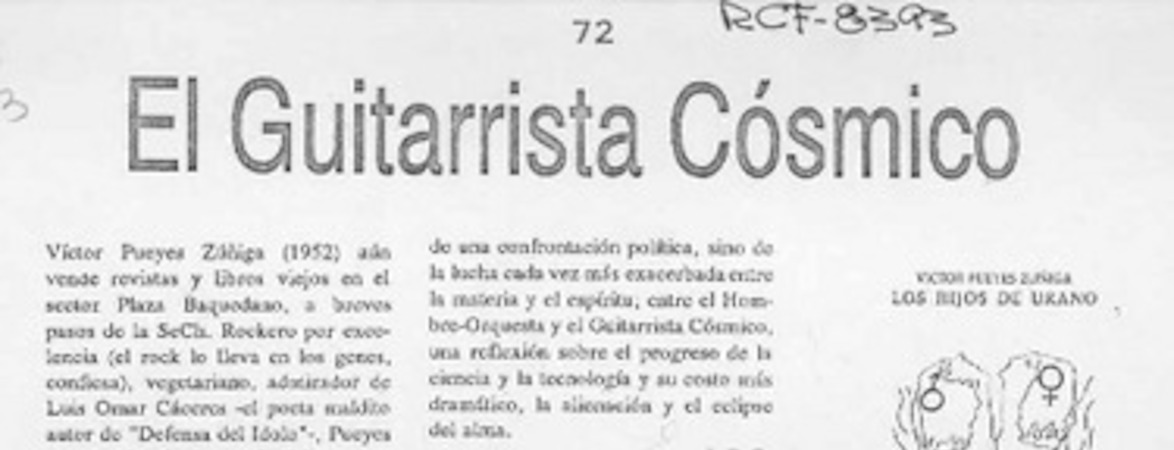 El guitarrista cósmico  [artículo] L. R. G.