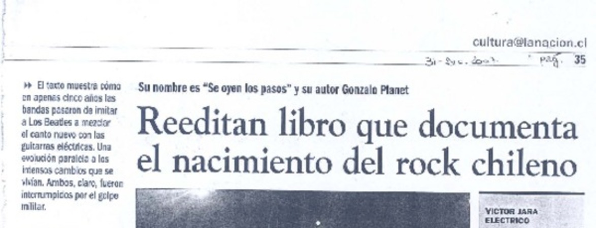 Reeditan libro que documenta el nacimiento del rock chileno