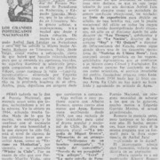 Los grandes postergados nacionales