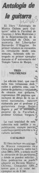 Antología de la guitarra.