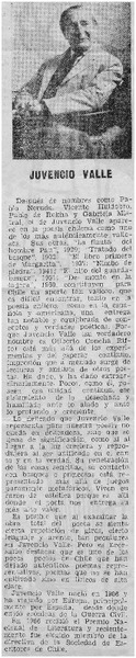 Juvencio Valle.