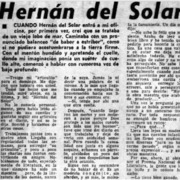 Hernán del Solar.
