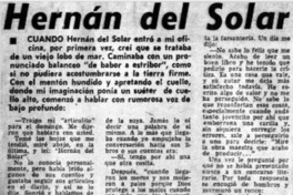 Hernán del Solar.