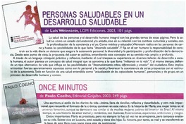 Personas saludables en un desarrollo saludable