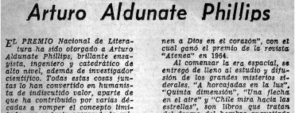 Arturo Aldunate Phillips