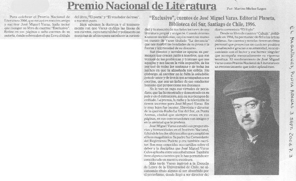 Premio Nacional de Literatura