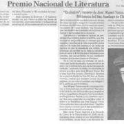 Premio Nacional de Literatura