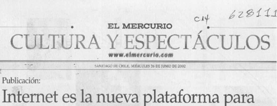 Internet es la nueva plataforma para desnudar al líder de Los Prisioneros  <artículo> Marcelo Contreras