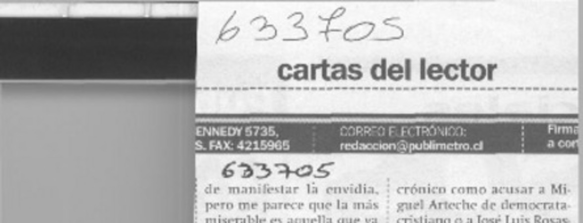 Premio Nacional y los envidiosos  [artículo] Alejandro Lavquen