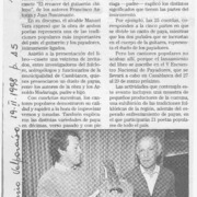 Duelo de payadores hubo en intendencia  [artículo].