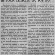 "Corazones rojos" repasa al rock chileno de los 80