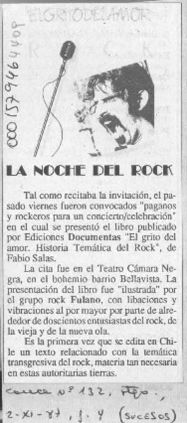 La Noche del rock  [artículo].