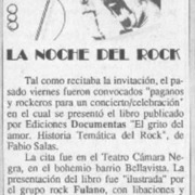 La Noche del rock  [artículo].