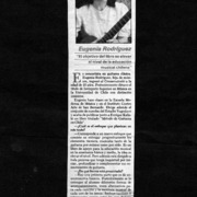 Se habla de ellas  [artículo] Haydée Rojas.